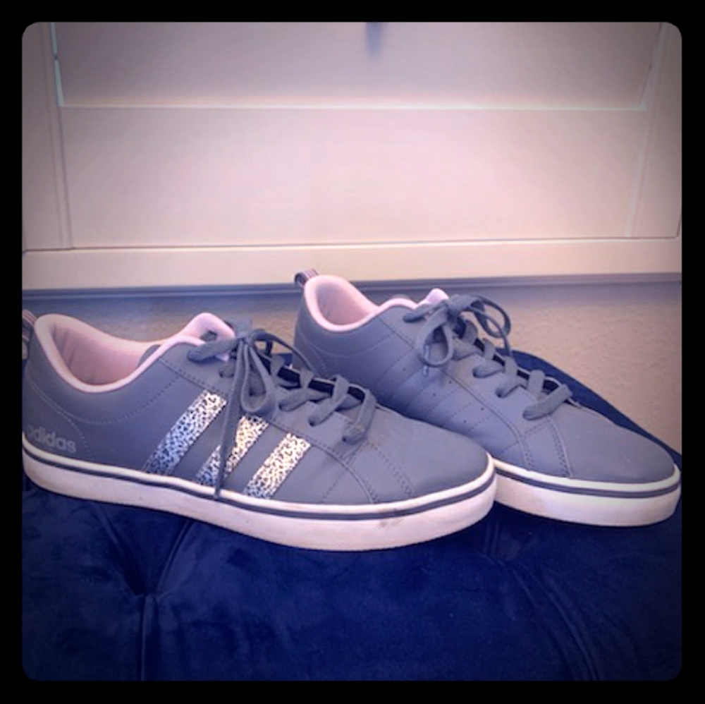 Pink and Grey Adidas